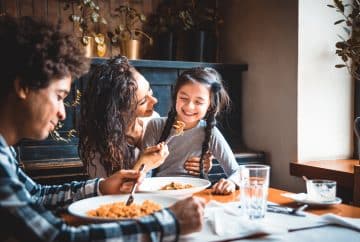 No Tech At The Table - Family Eating Together