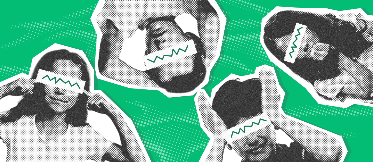 Various children covering their ears.