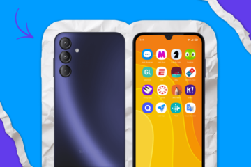 Photo of a Gabb Phone 4 Pro with apps on the screen