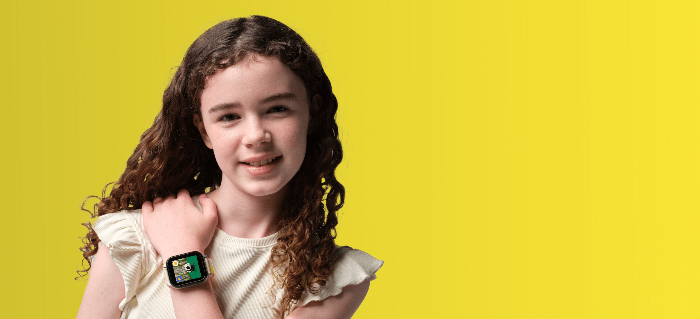 girl with her gabb watch