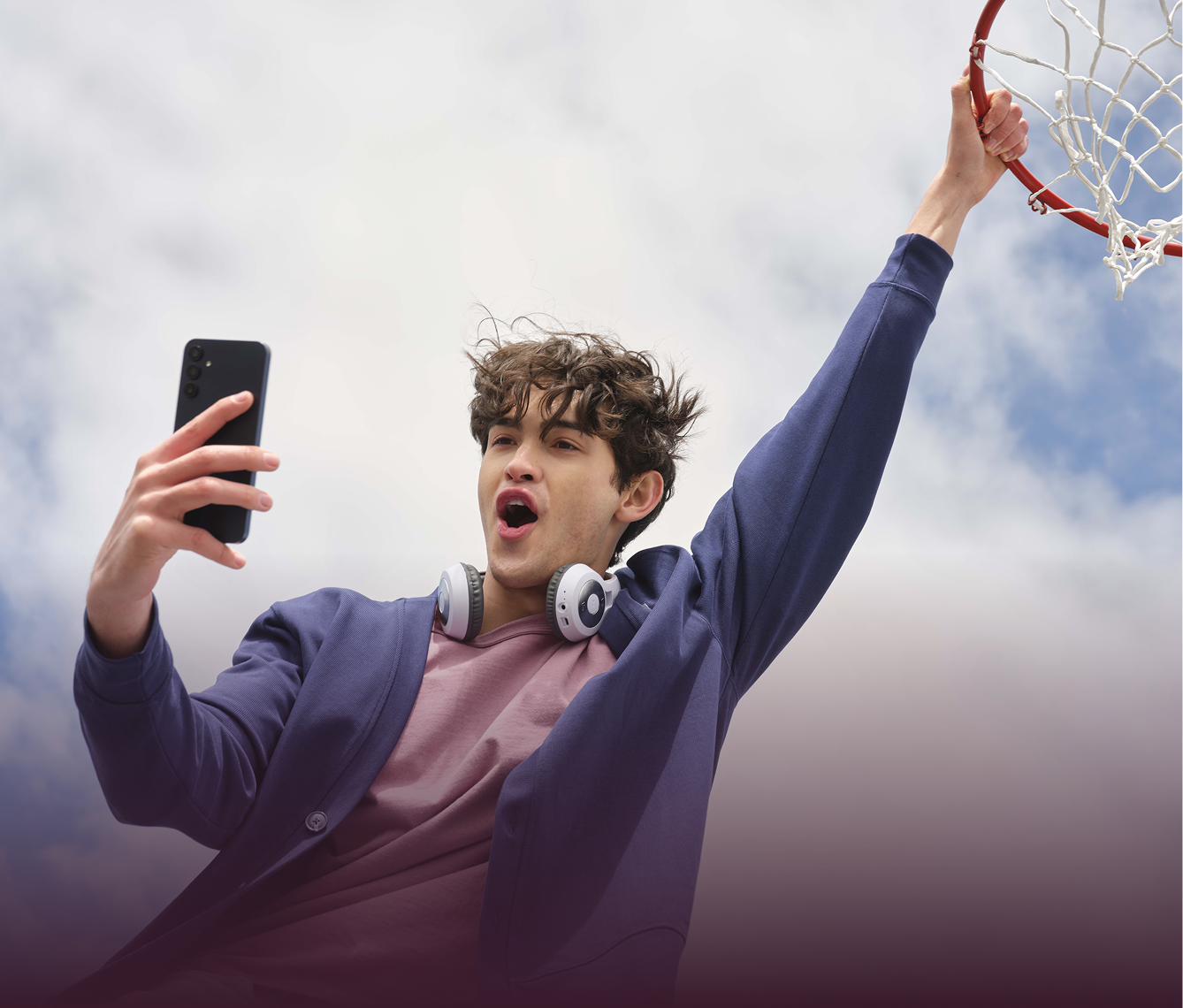 Boy with Gabb phone 4 Pro