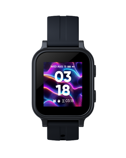 Picture of a Gabb Watch 3e with a black style band