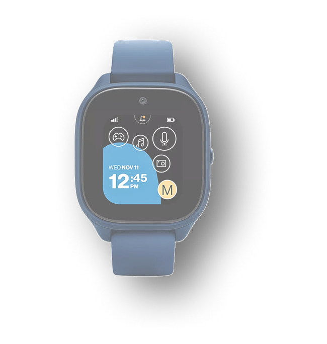 photo of a blue gizmo watch